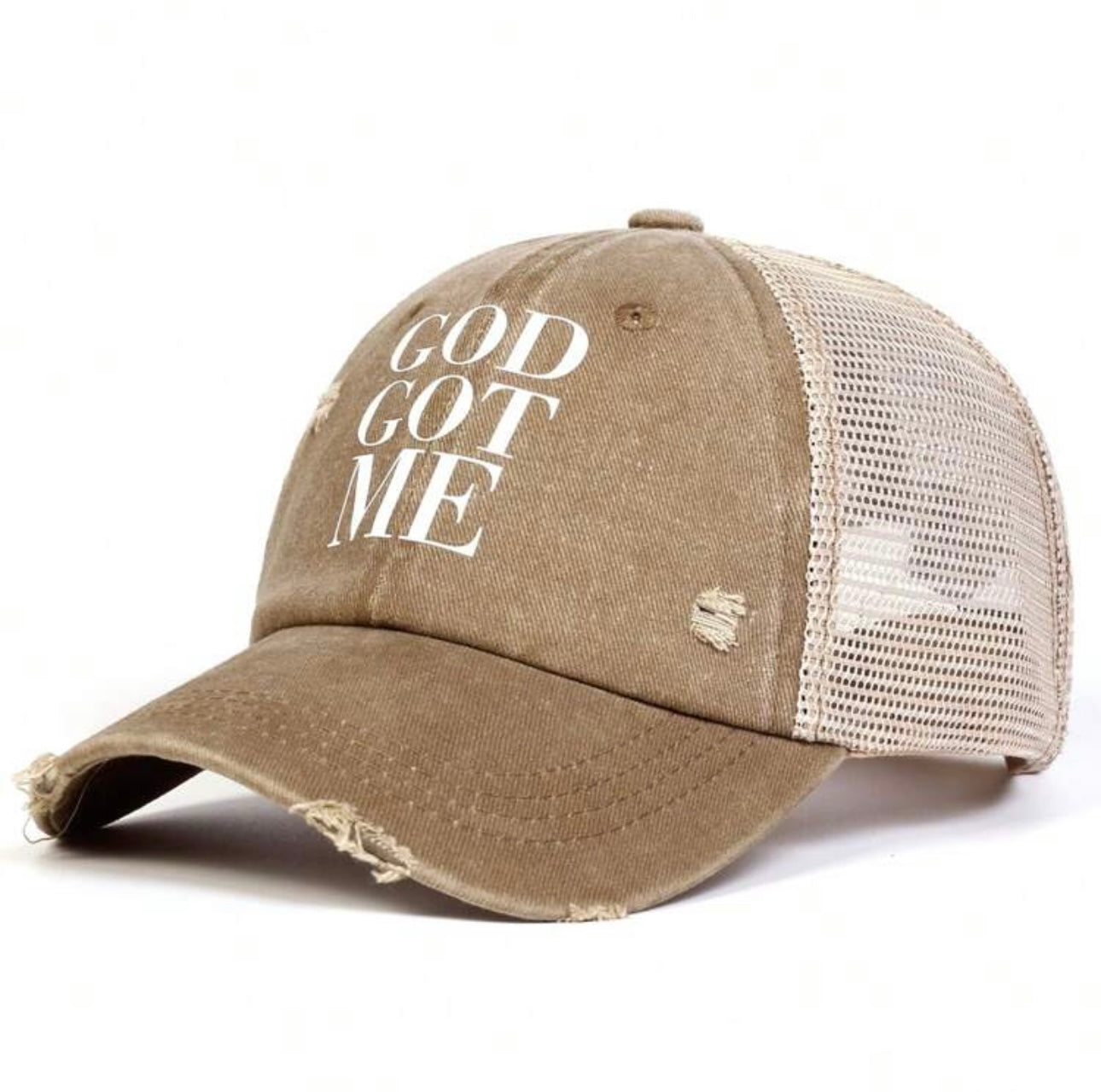 God Got Me Mesh Hat