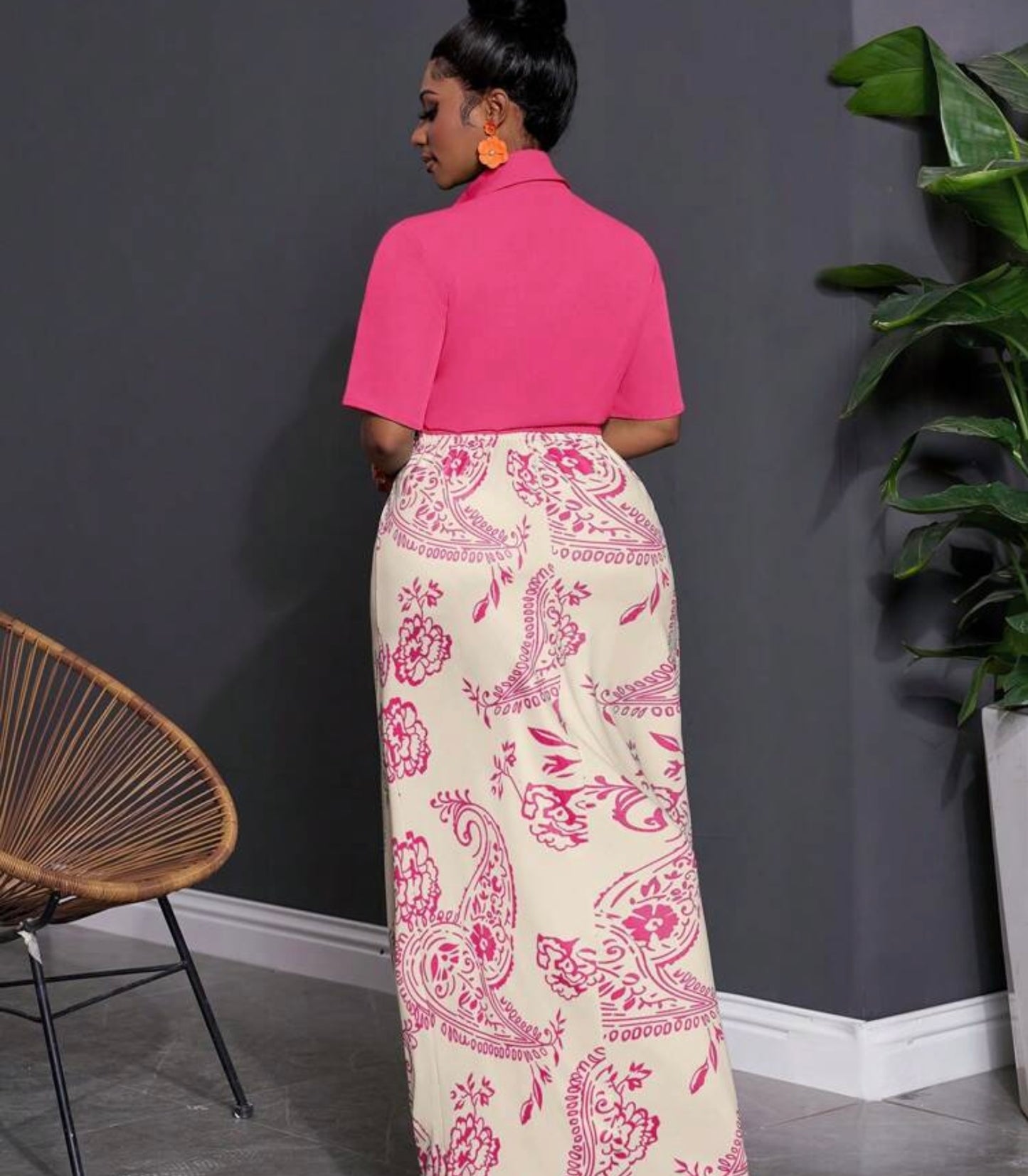 Paisley Baddie Maxi Set