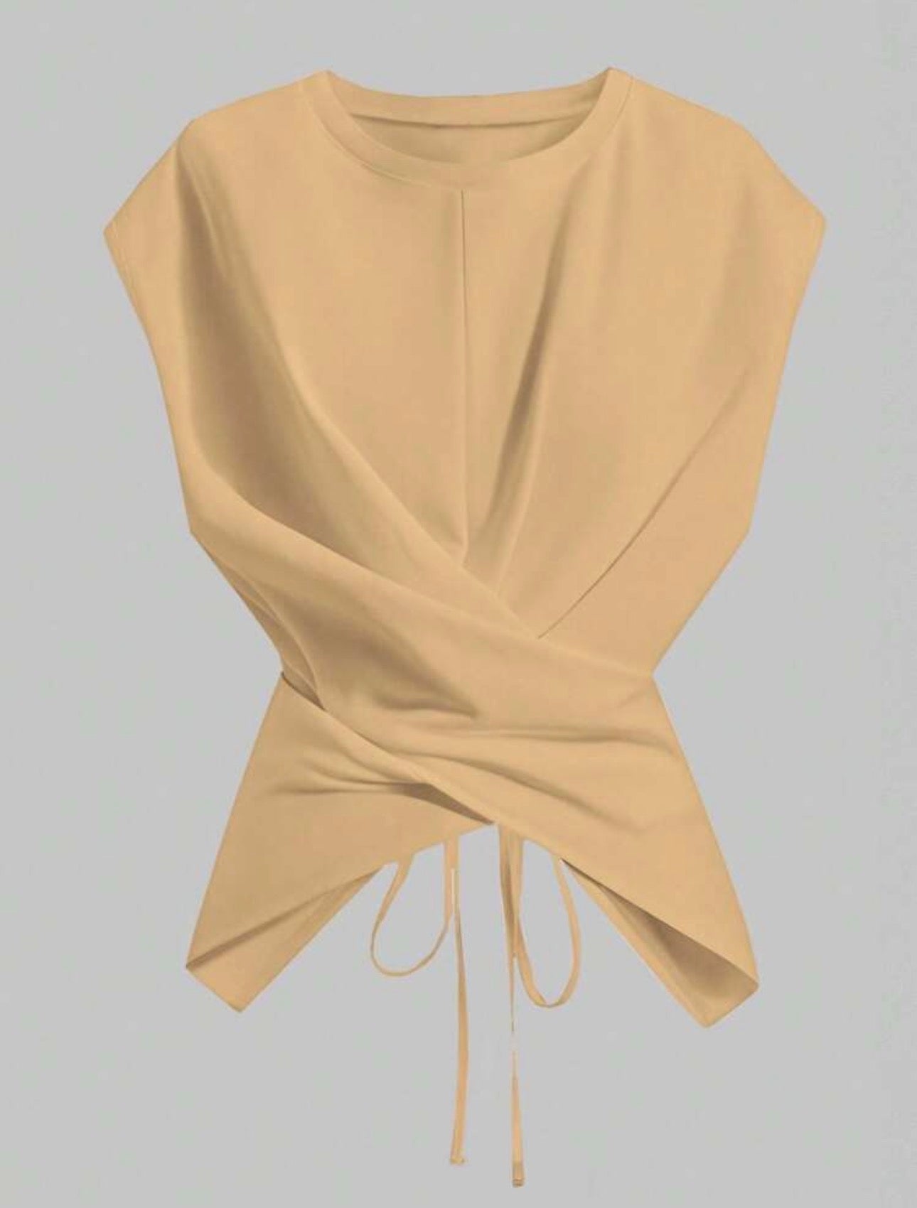 Chic Wrap Tie Blouse