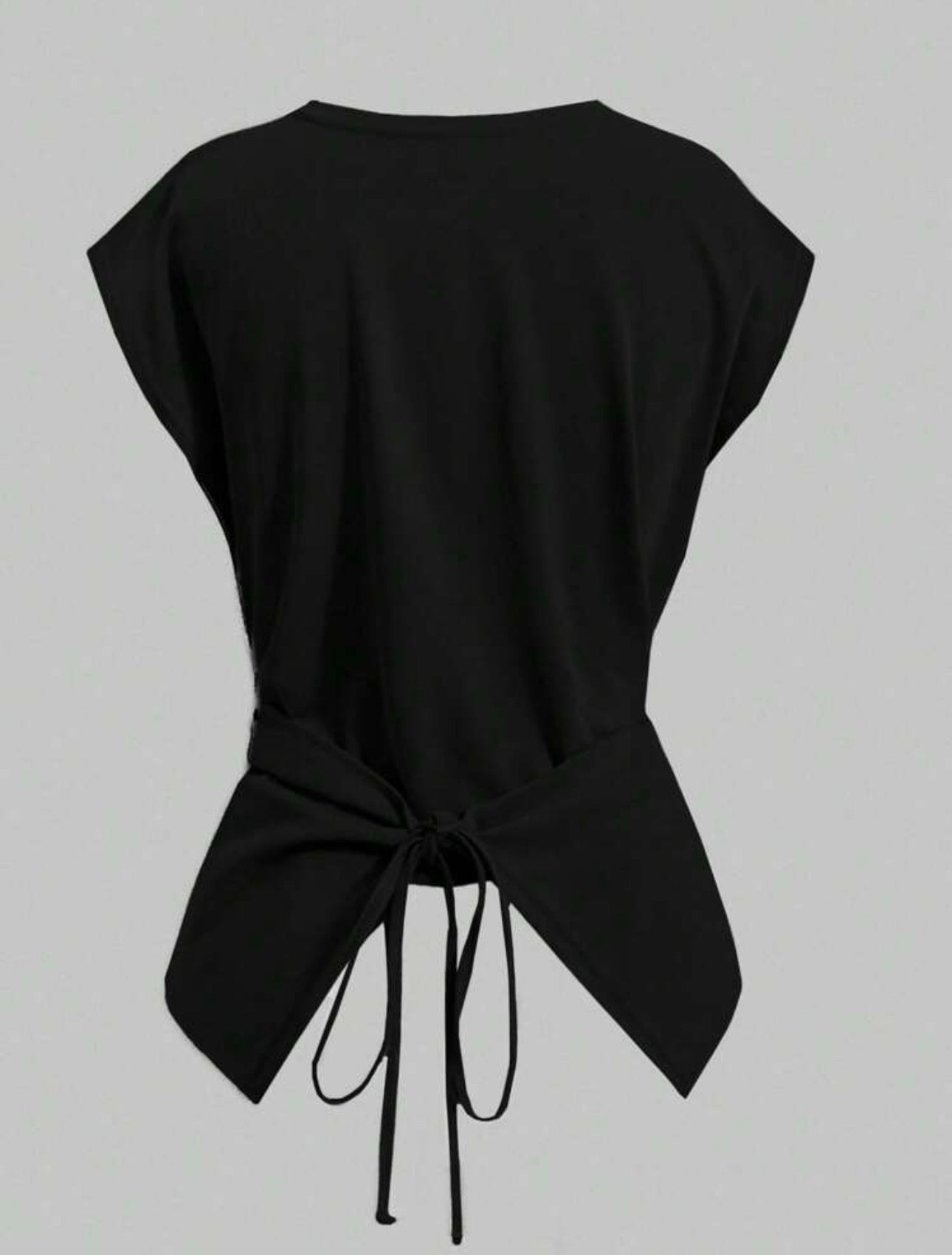 Chic Wrap Tie Blouse